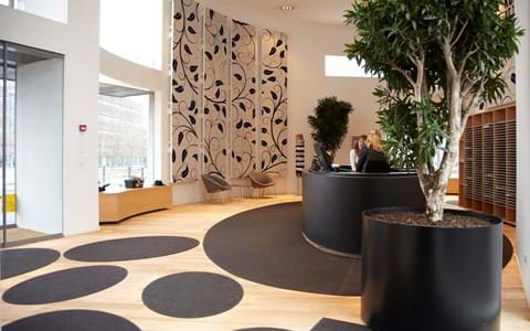 fraster, filt, Plus, felt, uldfilt, akustik, udsmykning, indretning, design, akustik panel, lyddæmpning, twister, akustik panel, filtfarver, dekoration